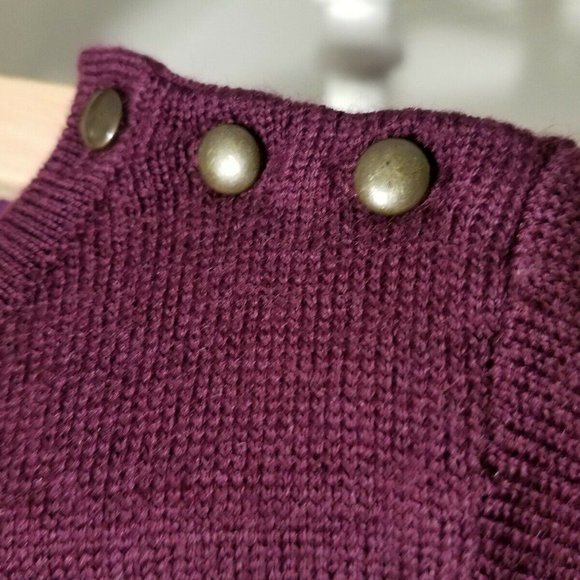 LIMITED Lightweight Wool Blend Sweater Purple M - Picture 4 of 9